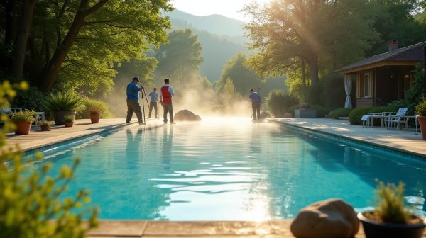 Équipe de piscinistes experts pour votre projet dans le Jura